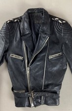 Vintage Leather Biker Jacket