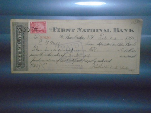 1901 first natoinal bank - 1901,