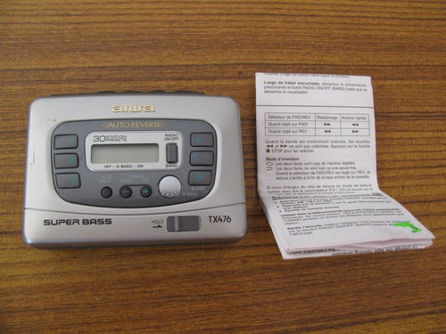 Aiwa tx476 fm radio - hs-tx476, am/fm