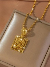 Hollow Gold Plated Floral