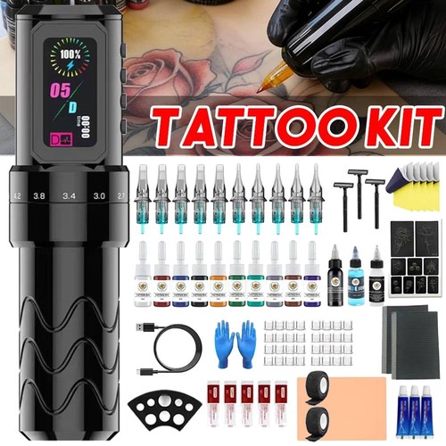 Wireless tattoo gun kit - gun,