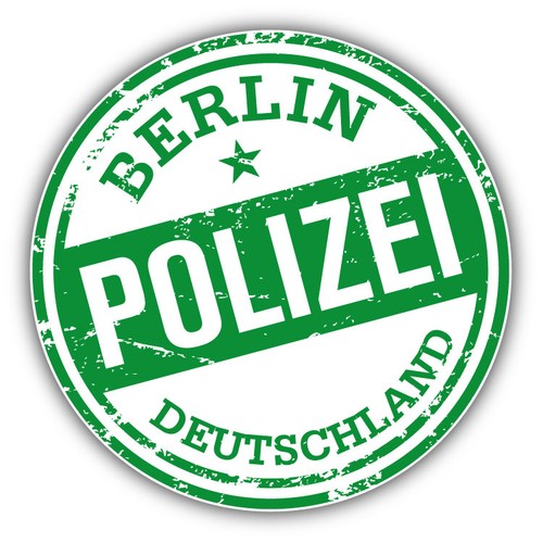 Berlin police germany grunge - berlin,