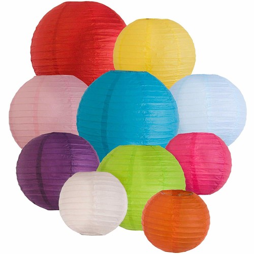 10x chinese lanterns paper - 5/10x,