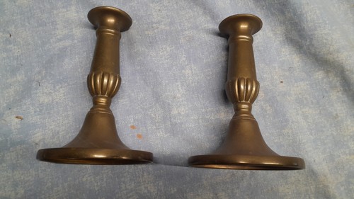 Vintage pair brass - ,