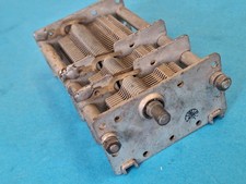 Tuning Capacitor ~ 3 Gang ~ 485pF + 485pF + 485pF ~ Large size ~ Ex R1155