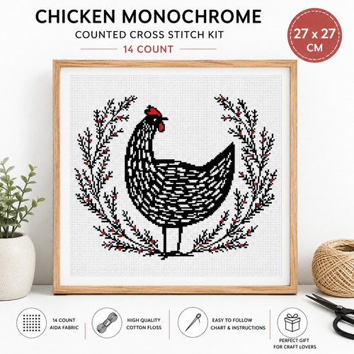 Chicken monochrome count - chicken,