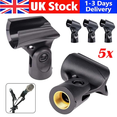 Microphone mic clip holder - 5x,