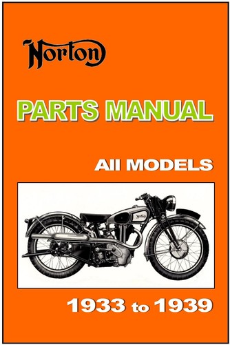Norton parts manual - manual, models