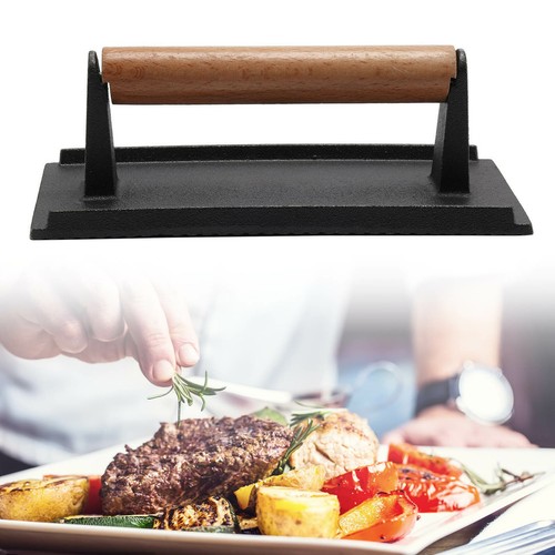 Cast iron grill - iron, steak