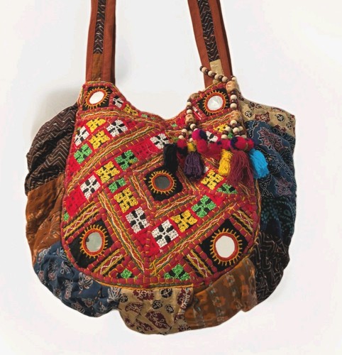 Mirror patchwork shopper zip - patchwork,