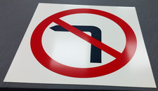 No Left Turn - Road Traffic