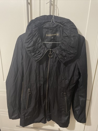 Black creenstone coat jacket - creenstone, /