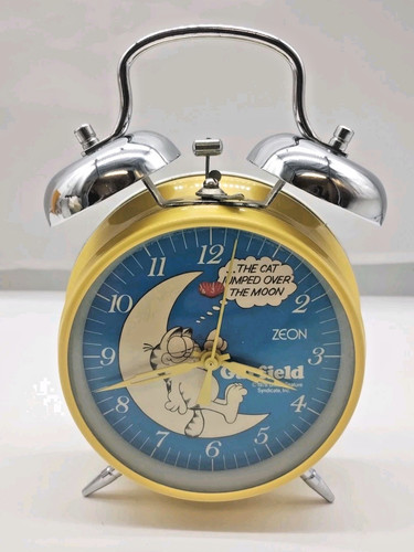 Garfield alarm clock - vtg, 1978