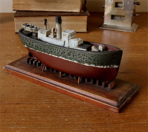 Vintage scratch built tugboat - vintage,