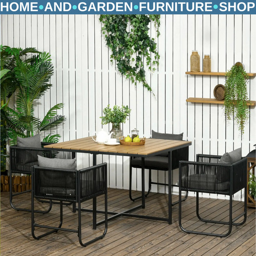 Piece rattan cube dining set - rattan,