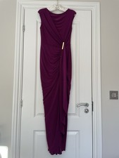 Phase Eight Donna Plum Maxi Dress Size 10 Unworn Label Still Attached