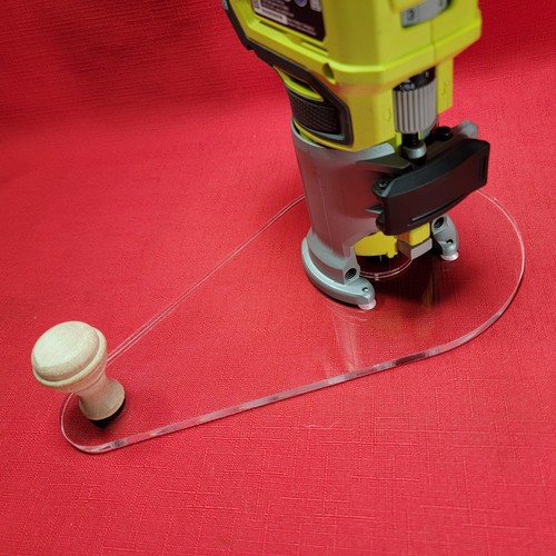 Offset router base - plate, for