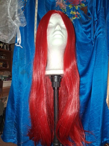 Long vibrant red cosplay - ,