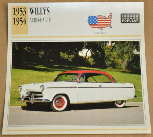 1953 willys aero eagle info - 1953-54, aero-eagle
