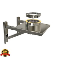 5 Inch Twin Wall Chimney Pipe Stainless Steel for Wood Burning Multi fuel Stoves