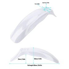 New Motorcycle Front Mudguard Plastics Dirt Bike Mud Guard For KLX 110 KX65