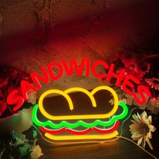 Sandwich neon signs led - sandwich,