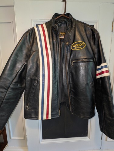 Genuine vanson leather jacket - vanson,
