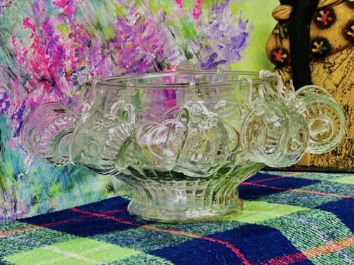 Vintage jeannette glass punch - vintage,