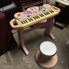Early Learning Centre ELC Piano Keyboard & Stool - 25 " Wide  21" Height - GOOD