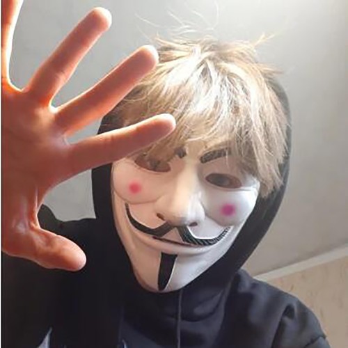 Shape mask for vendetta - v,