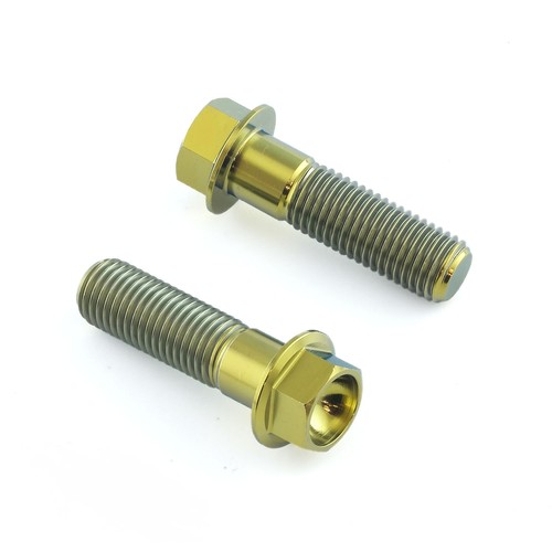 Titanium rear brake caliper - titanium,