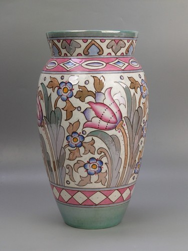 Large vase pink wind tossed - wind,