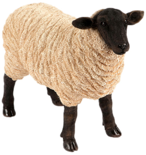 Standing sheep garden - garden, ornament