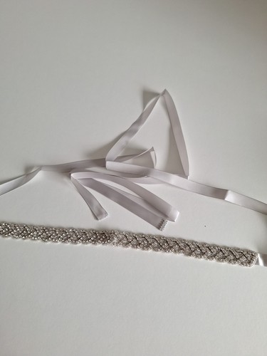 Silver light grey crystal - silver,