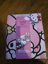 BNWT Primark Hello Kitty & Friends Reversible Duvet Cover Set King & Pillowcases