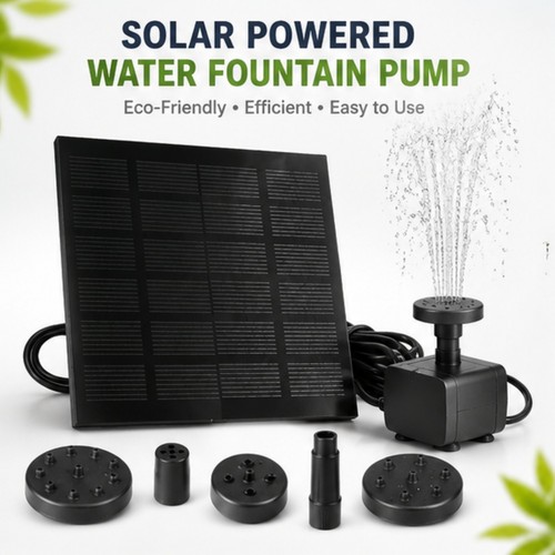 Solar pond pump power fountain - solar,