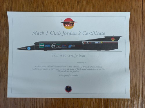 Rare thrust ssc landspeed - rare,