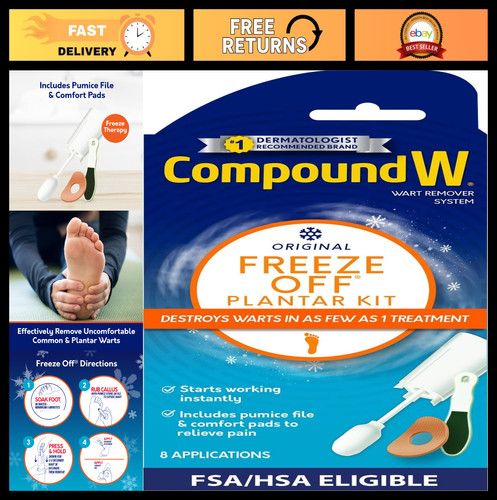 Wart removal kit freeze - removal, off