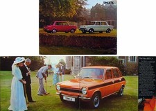 Simca 1000 & 1100 1975/76 Original UK Sales Brochure Pub. No. C2063