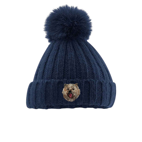 Cairn terrier pom beanie - terrier,