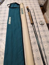 sage sp 696 3 piece 9'6 / 6 weight fly rod, with cover and original tube