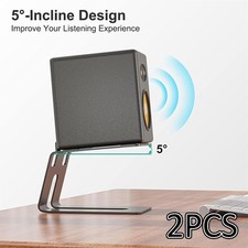 2Pcs Desktop Speaker Stands