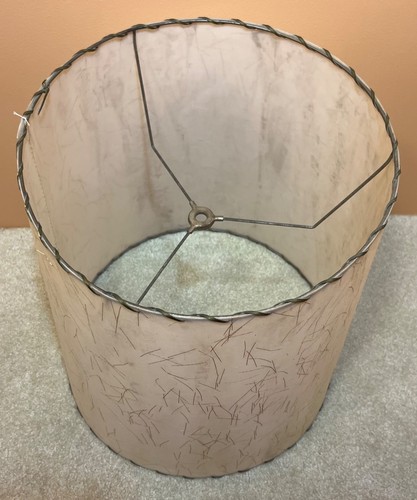 Vintage fiberglass lamp shade - vintage,