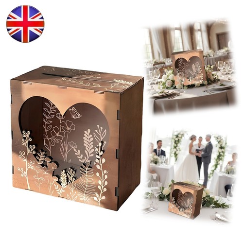 Wedding card box wooden - wedding,