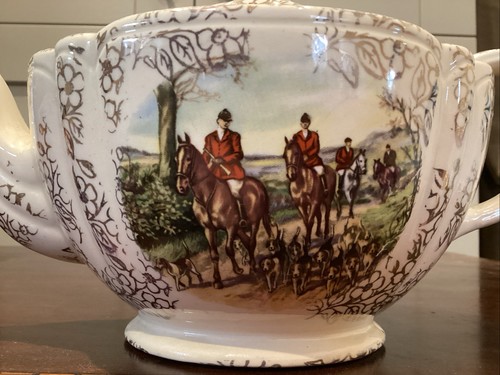 Vintage sadler hunt scene - sadler,