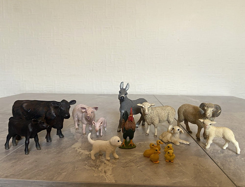 Schleich farm animals bundle