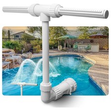 Water Fountain Dual Spray Swimming-Pool Upgrade Sprinkler Glow In The Dark Large