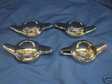 4x CHROME  WIRE WHEEL SPINNERS