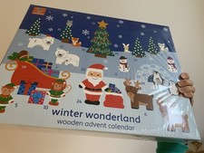 Brand New Orange Tree Toys Winter Wonderland Xmas Wooden Advent Calendar Rrp £30