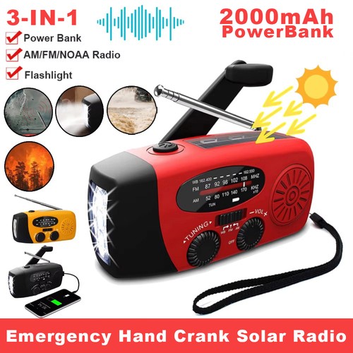 Solar hand crank emergency - solar,